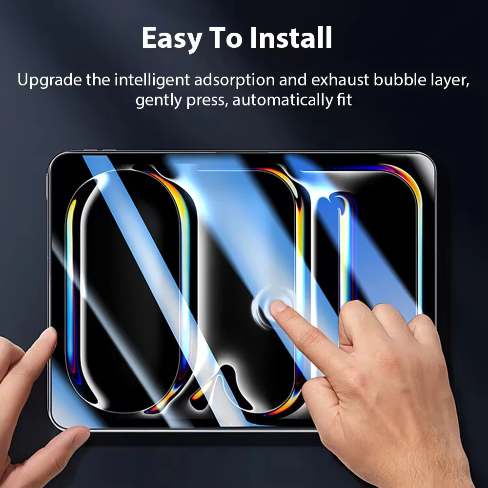 2PCS Glass Screen Protector For iPad Pro 11 13 M4 2024 12.9 12 9 10th Generation Tempered Glass Air 5 4 3 9/8/7th Mini 7 6 Film 6