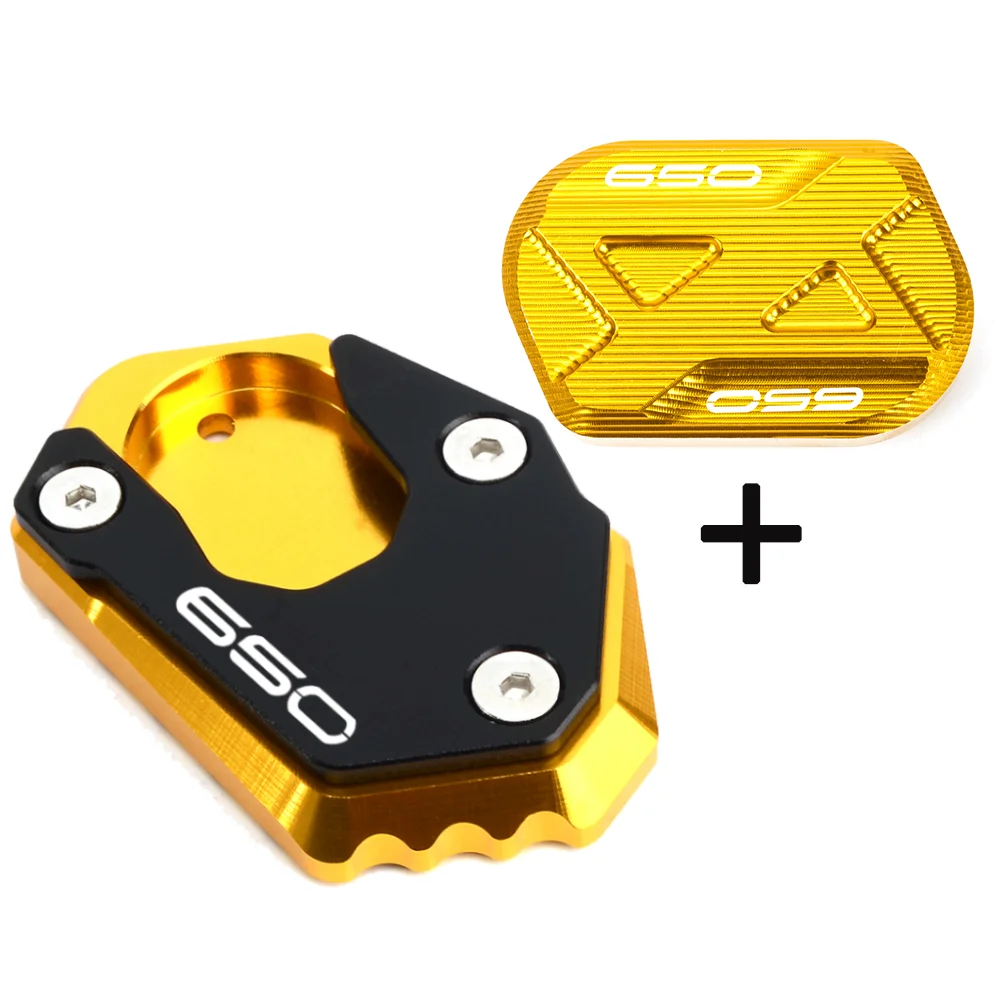 CNC Motorcycle Kickstand Extension Foot Pad Enlarger