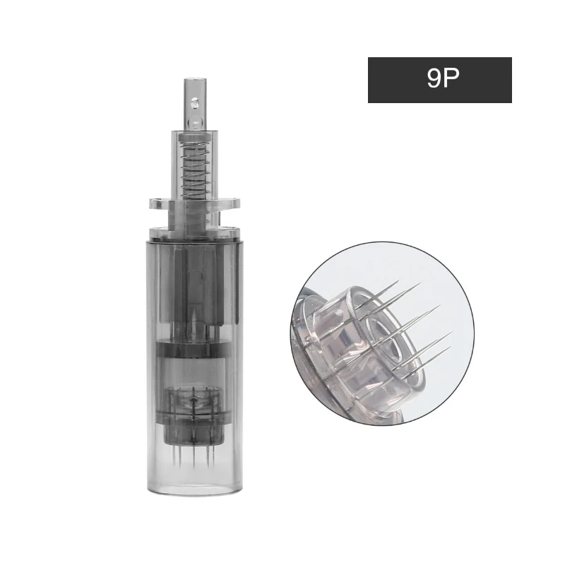 Derma Pen-A7 Auto Micro Agulhas, 9 Pins, 12 Pins, 36 Pins, 42 Pins, Nano Cartucho, Microneedling, Mesoterapia, Skin Care Tips, 50Pcs