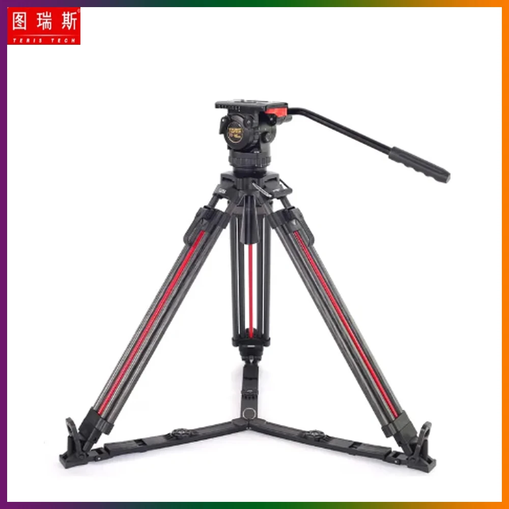 

TERIS TSN6CF-Q PLUS штатив для камеры из углеродного волокна с жидкостной головкой и нагрузкой 7 кг DSLR