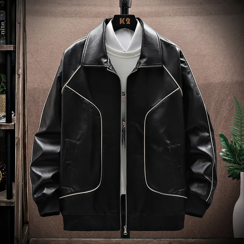

2023 Mens Varsity Jacket Vintage Racing Motorcycle Graphic Bomber Jackets Oversized Unisex Streetwear High Quality Bomber Jacket