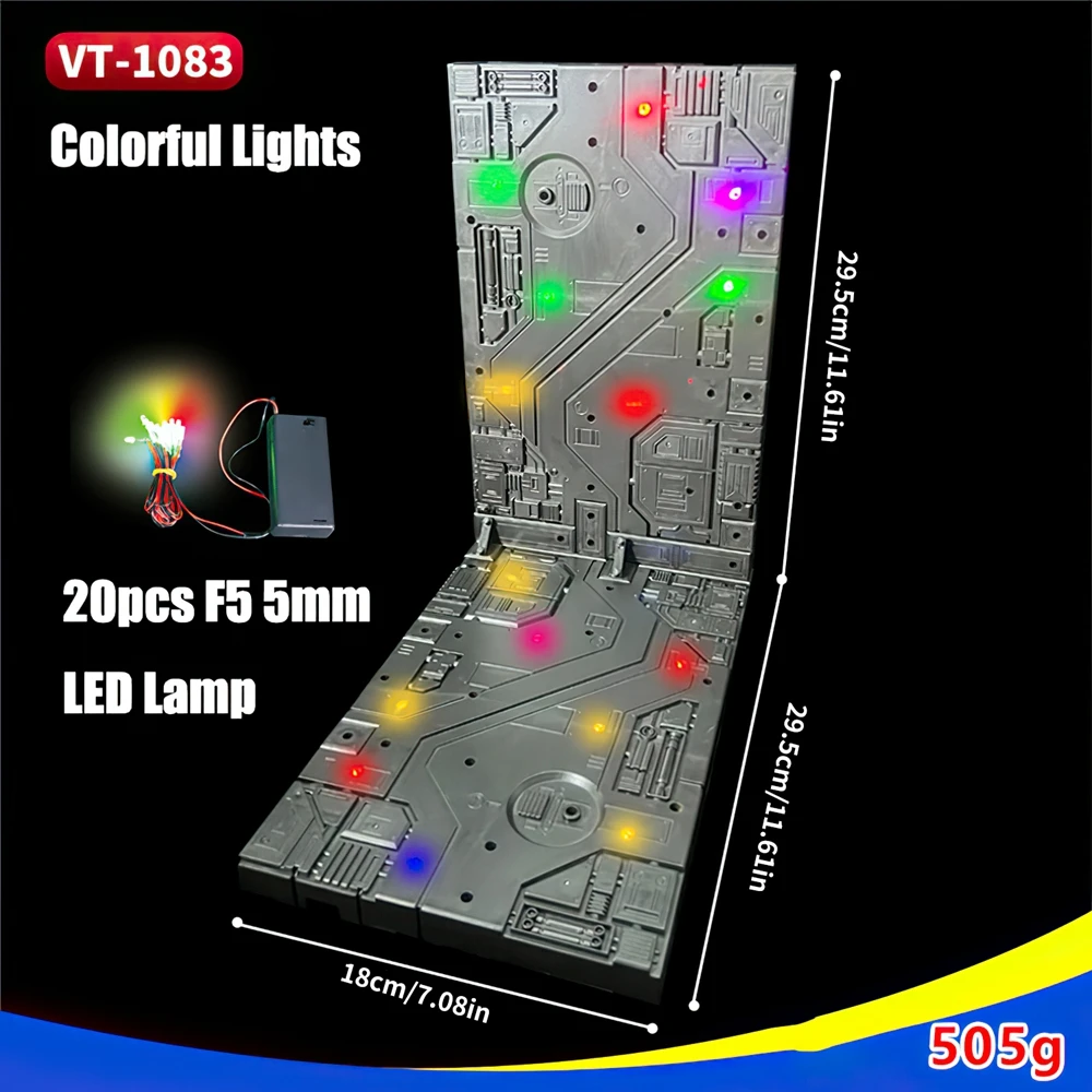 For Gundam 144 100 Model Display Base LED Hanger 6" 1/12 Action Figure Storage Universal Garage Scene Hobby System PG/MG/HG/RG