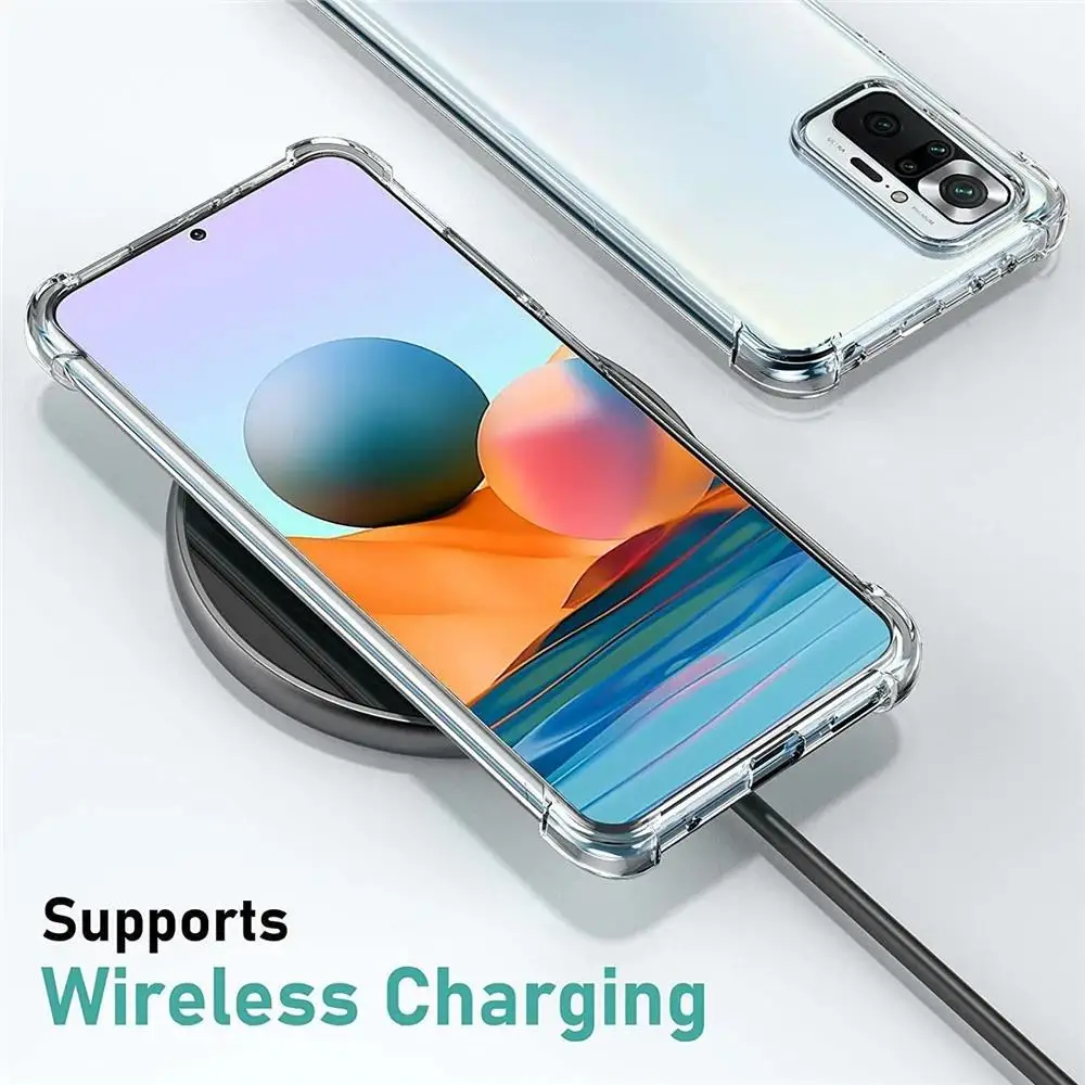 Ultra Thin Shockproof Silicone Clear Phone Case Back Cover