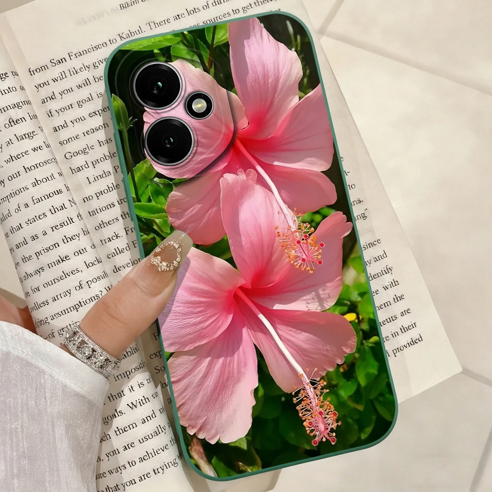 Fresh Watermelon Print Soft Liquid Silicone Anti-Slip Full Protection Phone Case