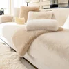 French Style Mink Plush Sofa Cover Winter Warm Thicken Sofa Covers L-shaped Living Room Home Couch Mat Non-slip Sofa Slipcovers 4