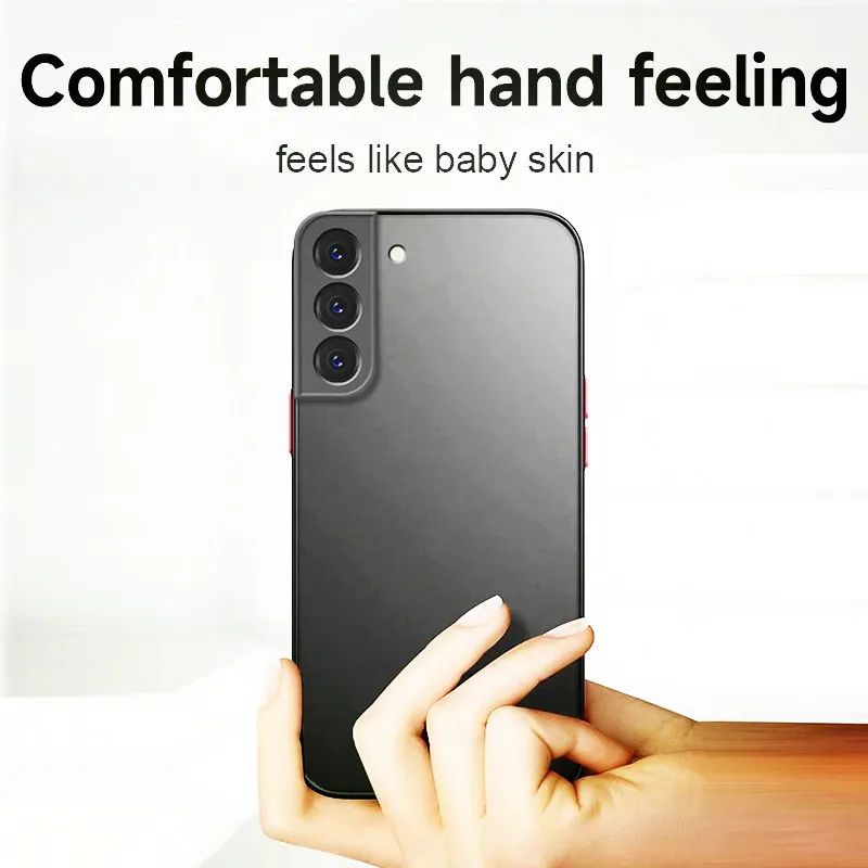 Enhanced Shockproof Matte Armor Case - Durable Bumper Cover for Samsung Galaxy Series