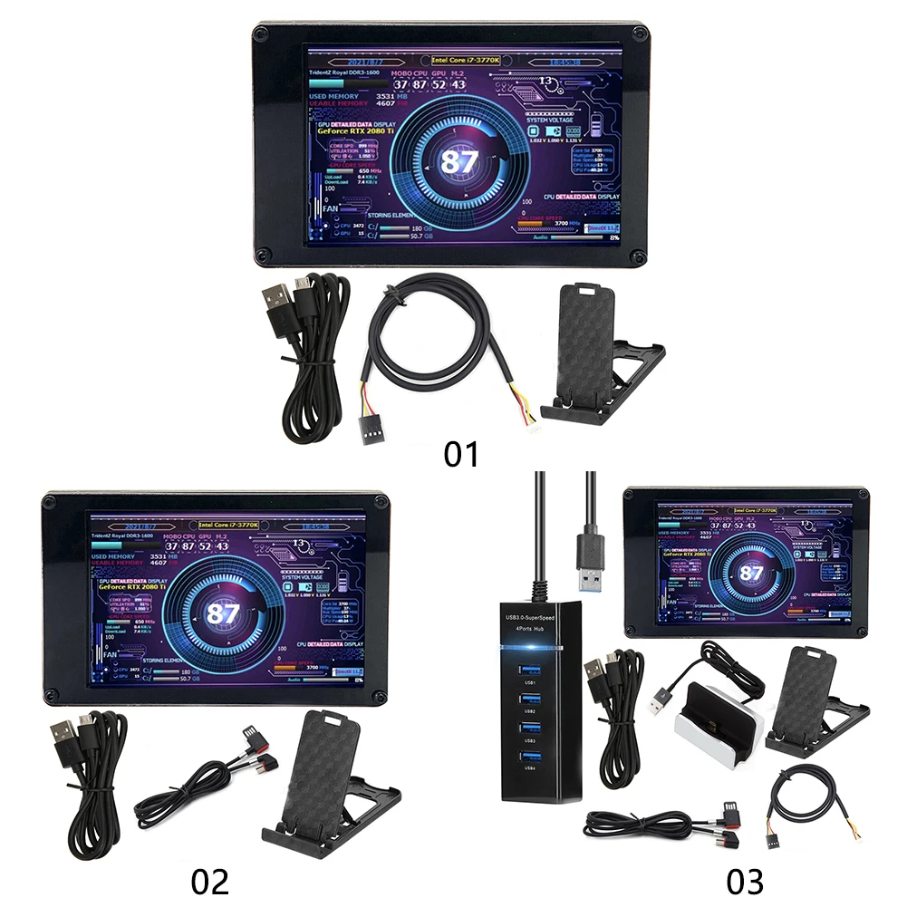  USB µ ͸ 3.5 ġ IPS DIY PC ÷  ȭ CPU GPU RAM HDD ũ ̴ ITX ̽ AIDA64