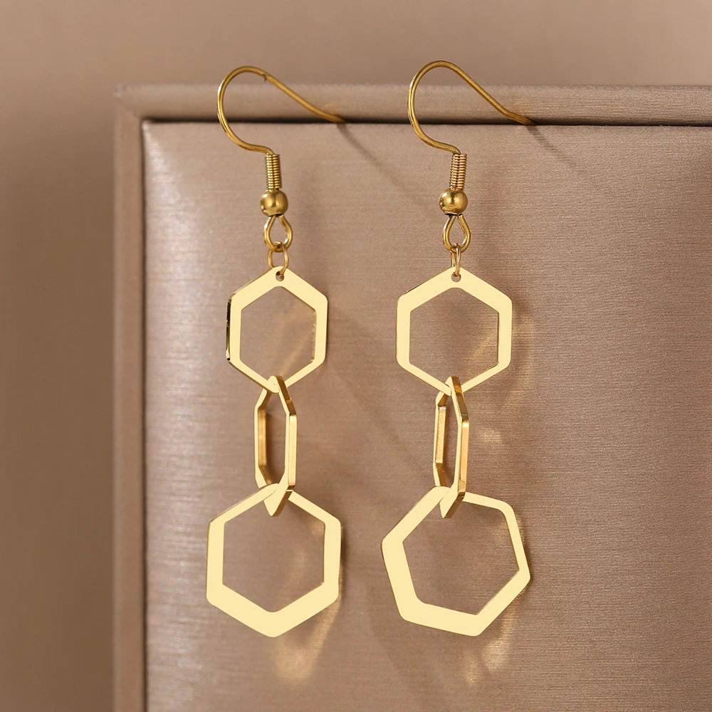 Boucles Doreilles Geometriques Elegantes