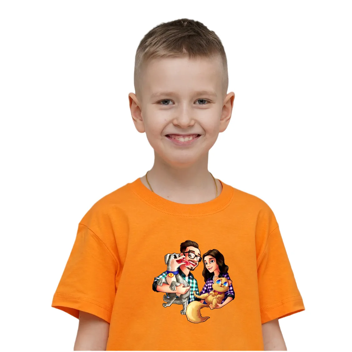 Nuovo! Kit Set Merch Edison Pepe Famiglia Estate Moda Bambini Regalo T-Shirt T-Shirt In Cotone