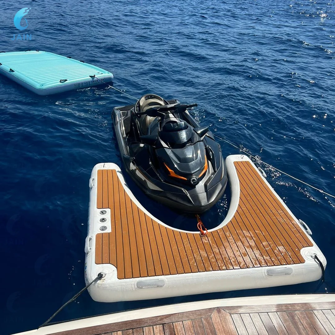 Jet Ski Dock Single 205x205 cm Floating U Shape Inflatable U Pontoon  Platform Parking Dock for Jet Ski/Boat Sale - AliExpress, image size:1080x1080