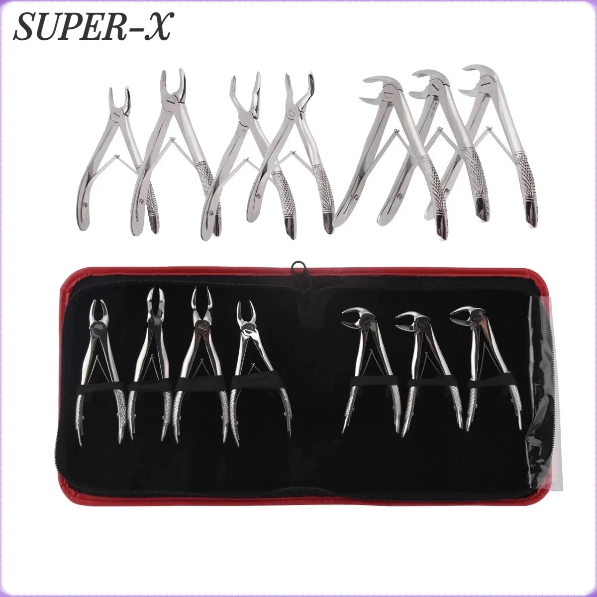 

Dental Children's Tooth Extraction Forcep Pliers Tool Kit Orthodontic Dentist Surgical Instruments Tools Forceps