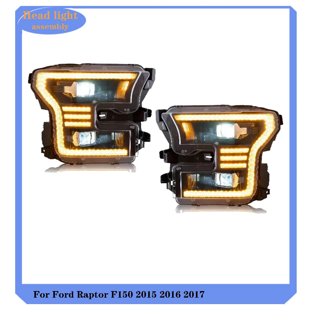 2pc Car Led Headlight For Ford F150 2015 2016 2017 F150 Accessories