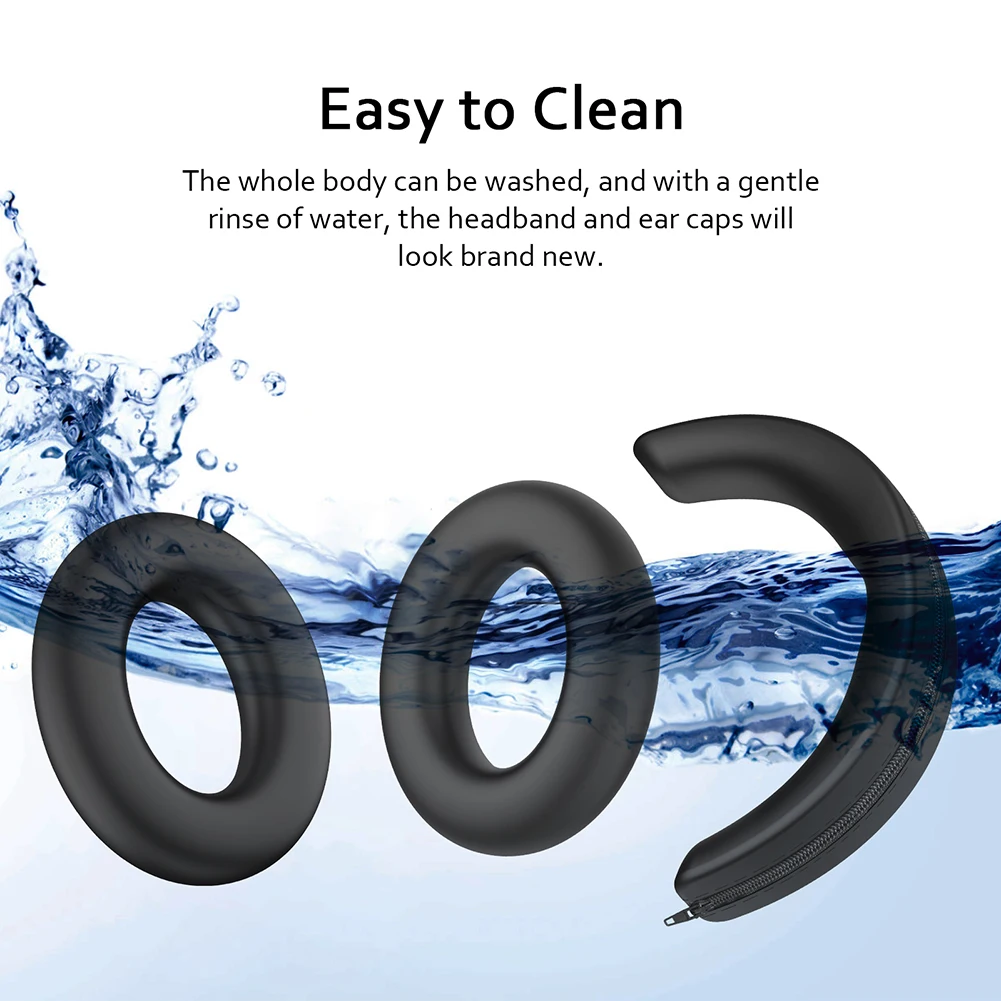 Silicone Headphone Case Soft Earpads Headbeam Sleeve Earmuff Shell Cover Headphone Cover for Sennheiser MOMENTUM 4 Headphones