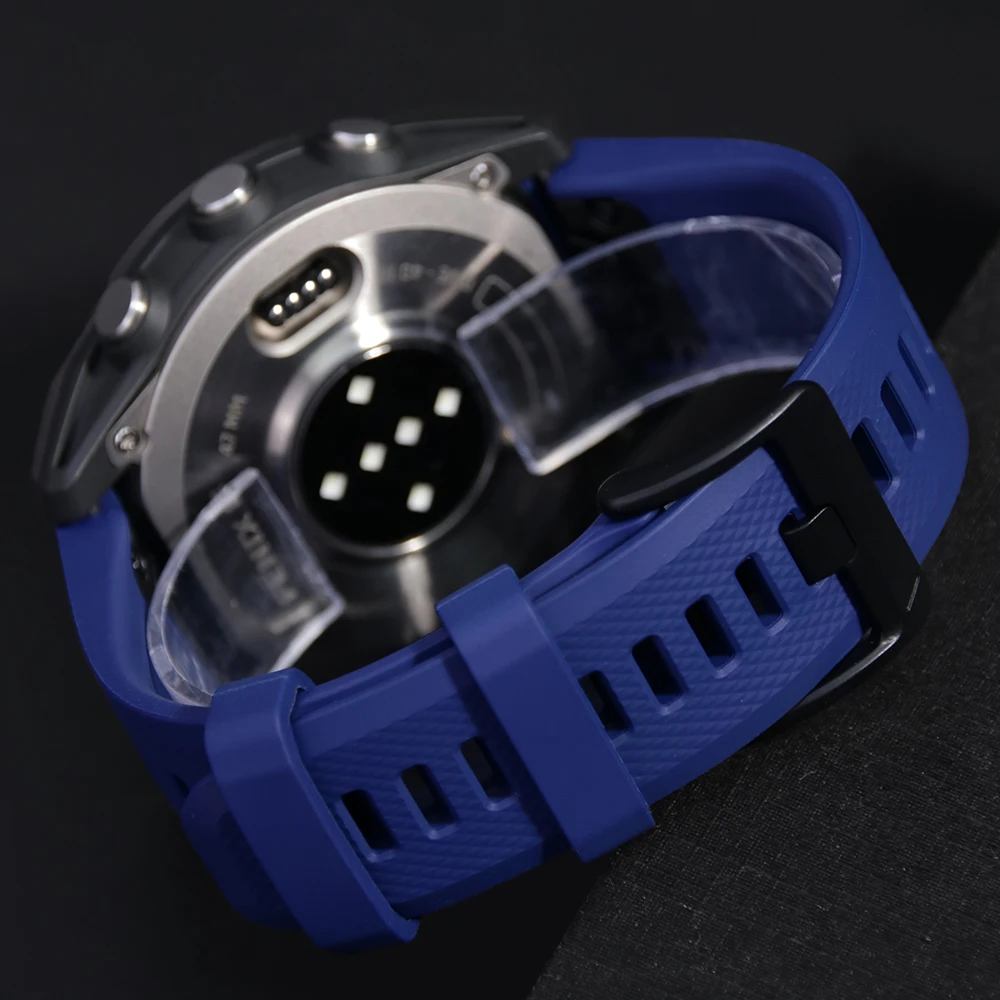 QuickFit Sports Silicone Watch Band - Enhanced Comfort and Durability for Active Lifestyles