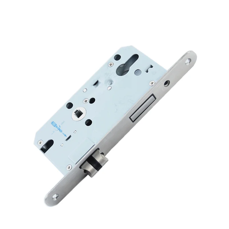Lock Case Quarto Indoor Mudança Quarto Porta Bloqueio Corpo Handle Mudo Madeira Sólida Grande Self-priming Bearing Lock Tongue 72 mm