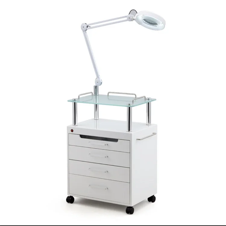 Cosmetic Bed Electric Cosmetology Chair Three Sections Eyelash Extension Beauty  Facial Massage Treatment Table with USB 6
