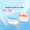 S30 Double Roller Facial Ice Compress Handheld  Skin Rejuvenation Beauty Device Mini Double Head Microneedle Ice Roller,Please P 5