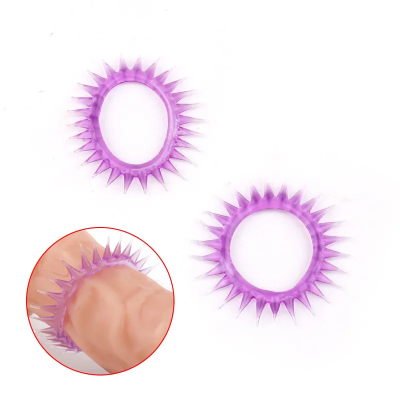 Prickly Ring For Men Delay Ejaculation And Scrotum Lock Set_voghion.com
