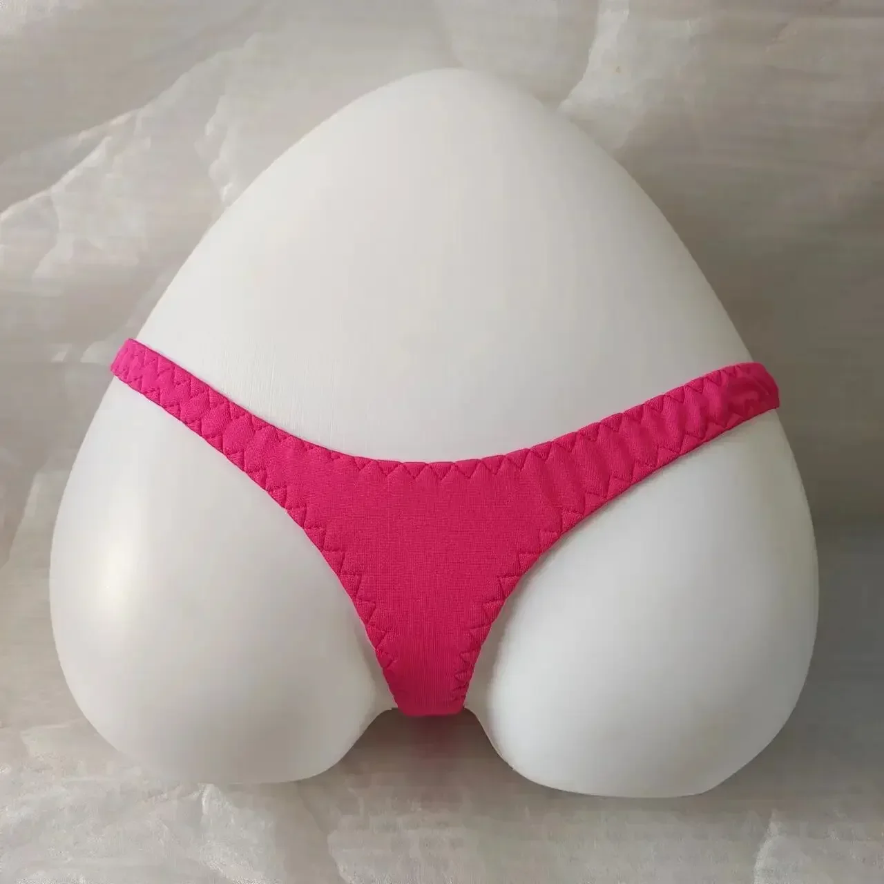 1/4 PCS Women's Thong Underwear G-string T-Back Lady Breathable Deep V Sexy Hot Low Waist Mini Panties Bikini Bottom Panty Women 4