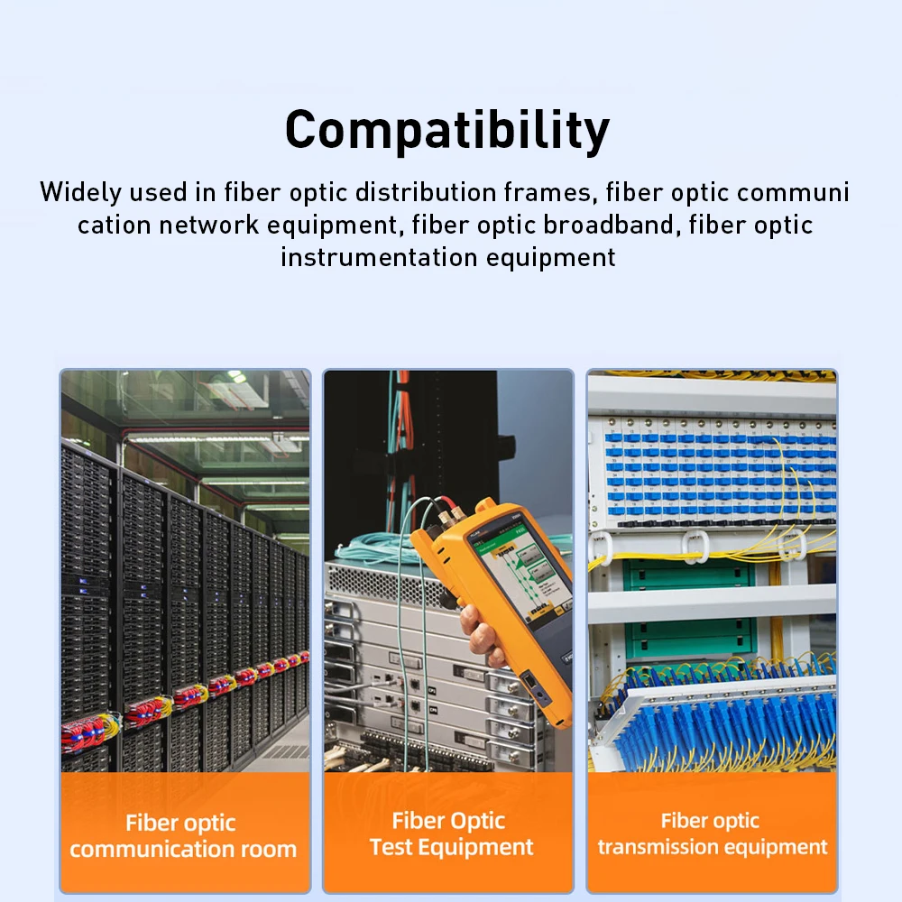 5pcs Fiber Optic Couplers for SC ST LC Simplex Duplex Cables for Multi-Mode Single-Mode Patch Cords Optical Adapter fiber optic adapter