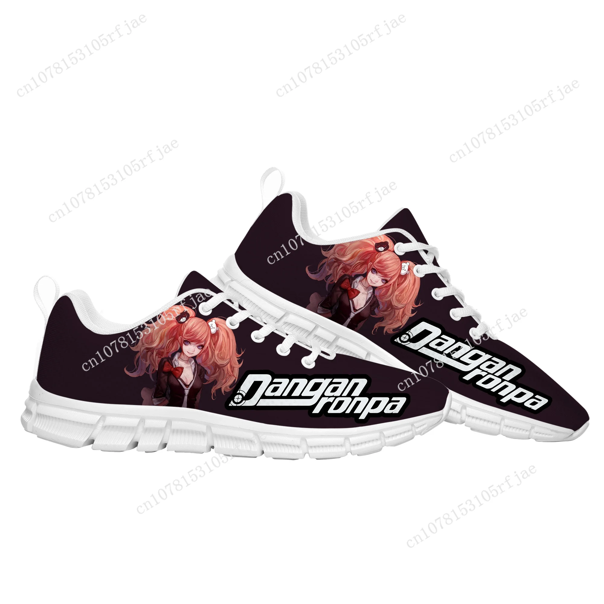 

Cartoon Game Danganronpa Junko Enoshima Sports Shoes High Quality Mens Womens Children Sneaker Tailor Made Couple Built Shoes