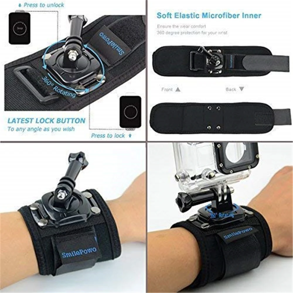 New for GoPro Accessories Set for Go Pro Hero 12 11 10 9 8 7