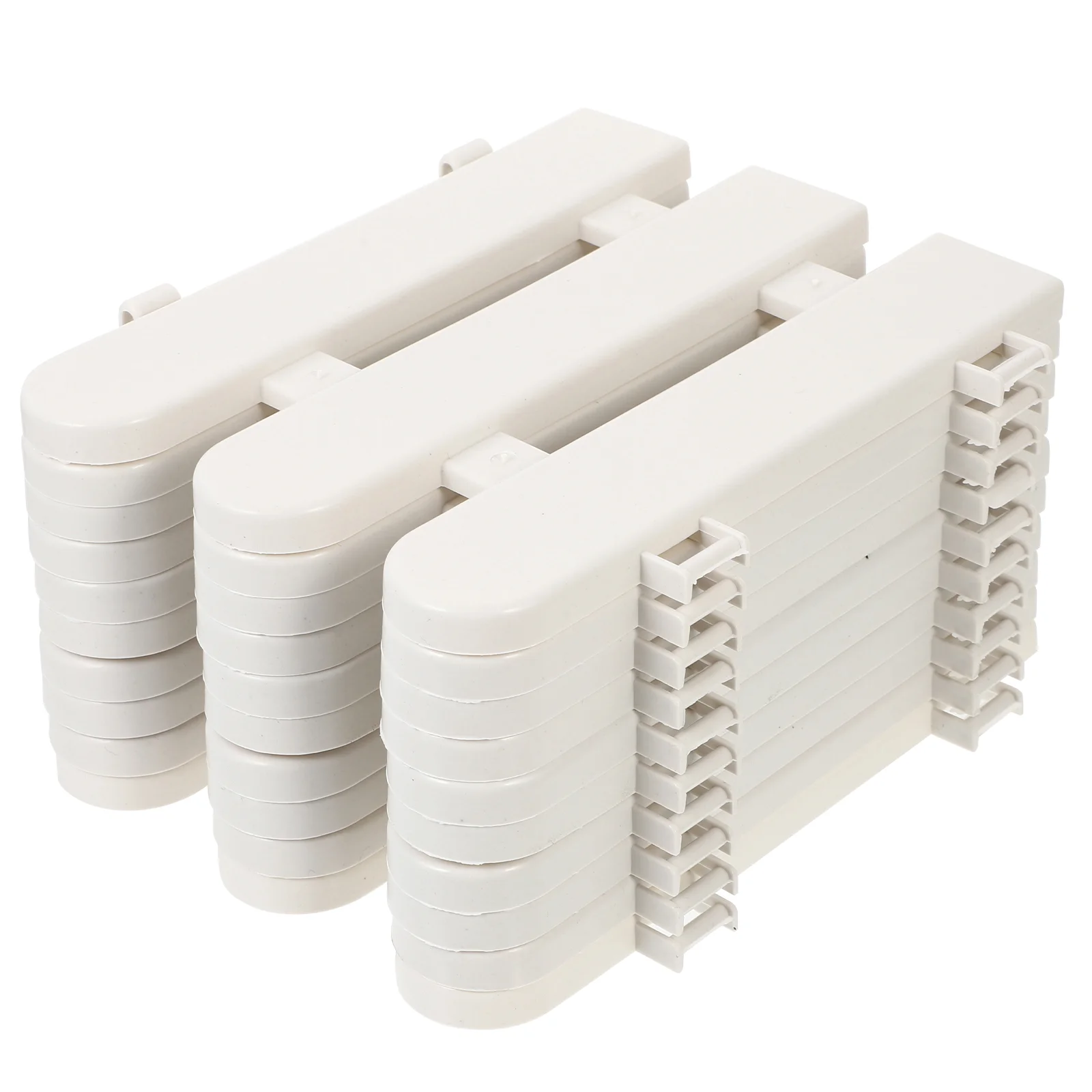 

10 Pcs The Fence Courtyard White Landscape Outdoor Garden Decorative Christmas Tree Decorations Plastic Display