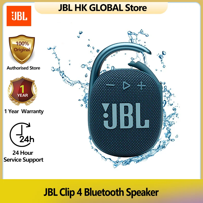 JBL-100-Original-Clip-4-Wireless-Mini-Speaker-With-Bluetooth-5-1 ...