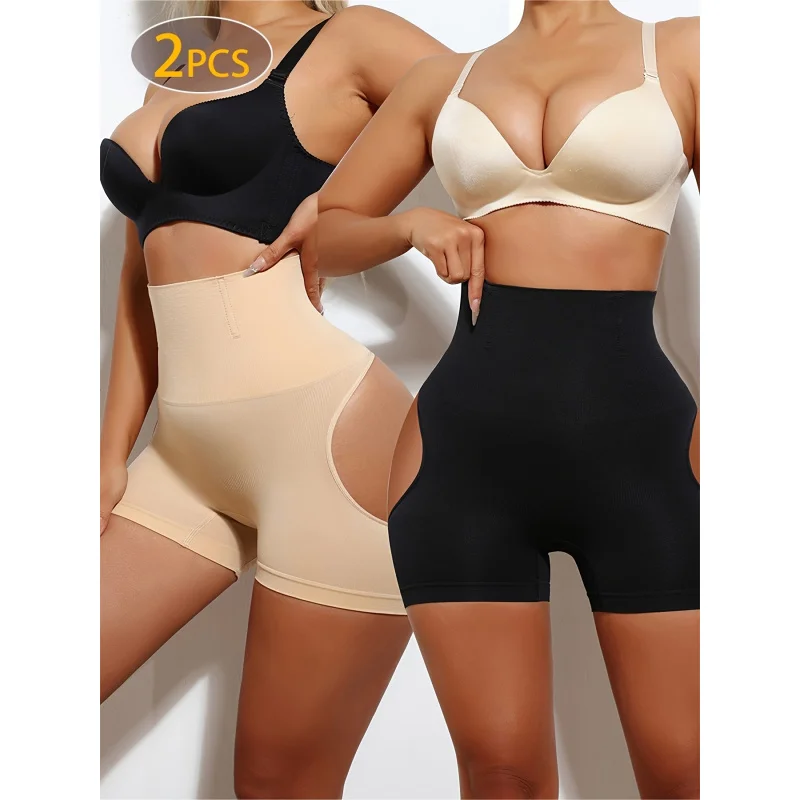 1 or 2pcs Women'S High Waist Shaping Panties - Effectively Control Abdomen and Buttocks, Machine Washable, Breathable Fabric 4