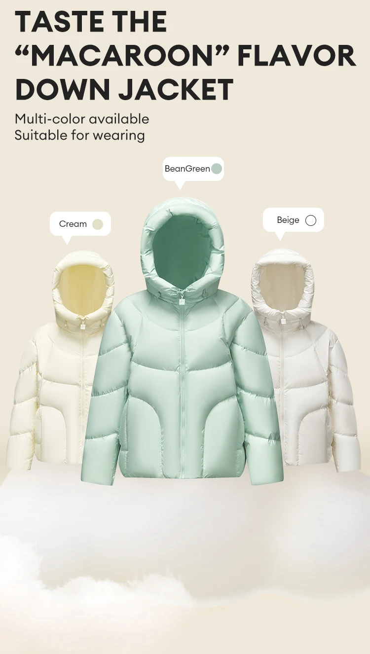 Down Jacket Women Mid-Length Waterproof and Warm Winter Oversize Hooded Versatile Coat