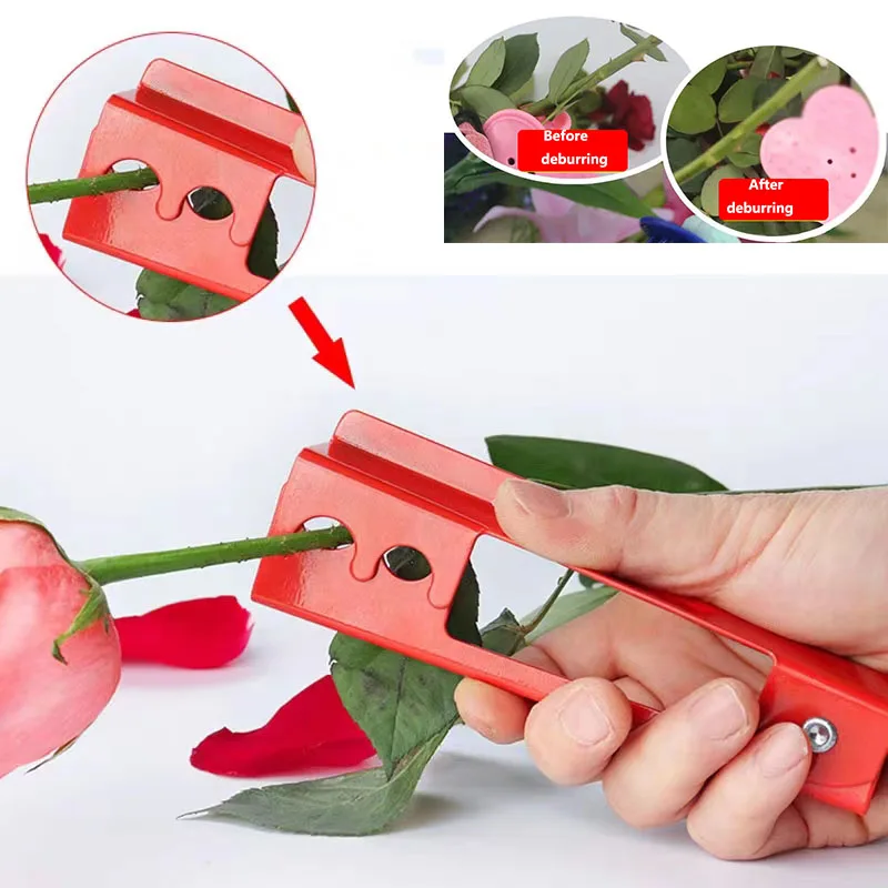 DIY Cut Tool Stem Leaf Thorn Removal Clip Rose Piercing Pliers Stab