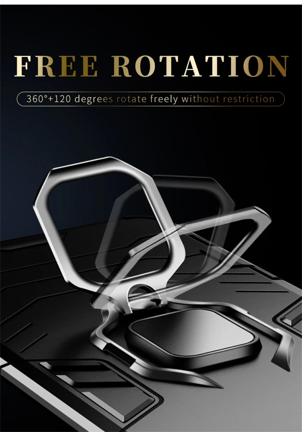 Magnet Armor For Xiaomi 13T 12X 11T 12T 13 12 Mi 9T 10T 10 9 8 A2 11 Lite 5G NE 11i Pro A3 A1 ShockProof Ring Case Cover_voghion.com