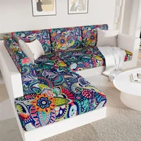 Homaxy Printed Sofa Cover Elastic Cushion Cover For Living Room Pet Mat Chair Cover Furnitur Protector Bottom Full Couch Cover 1
