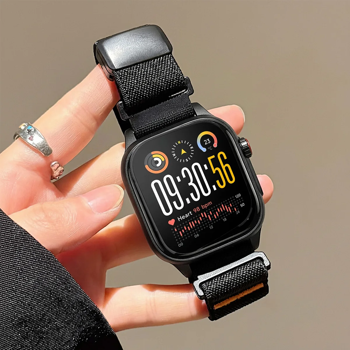 22mm Nylon Magnetic Watch Strap Bracelet