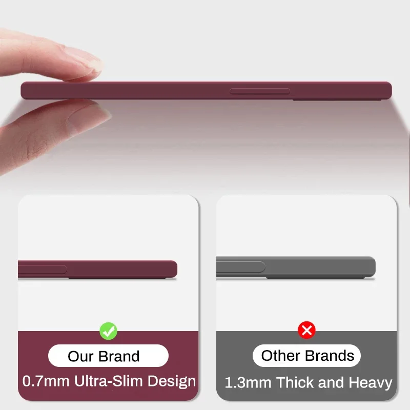 Luxury Liquid Silicone Shockproof Phone Case - Soft Protective Cover