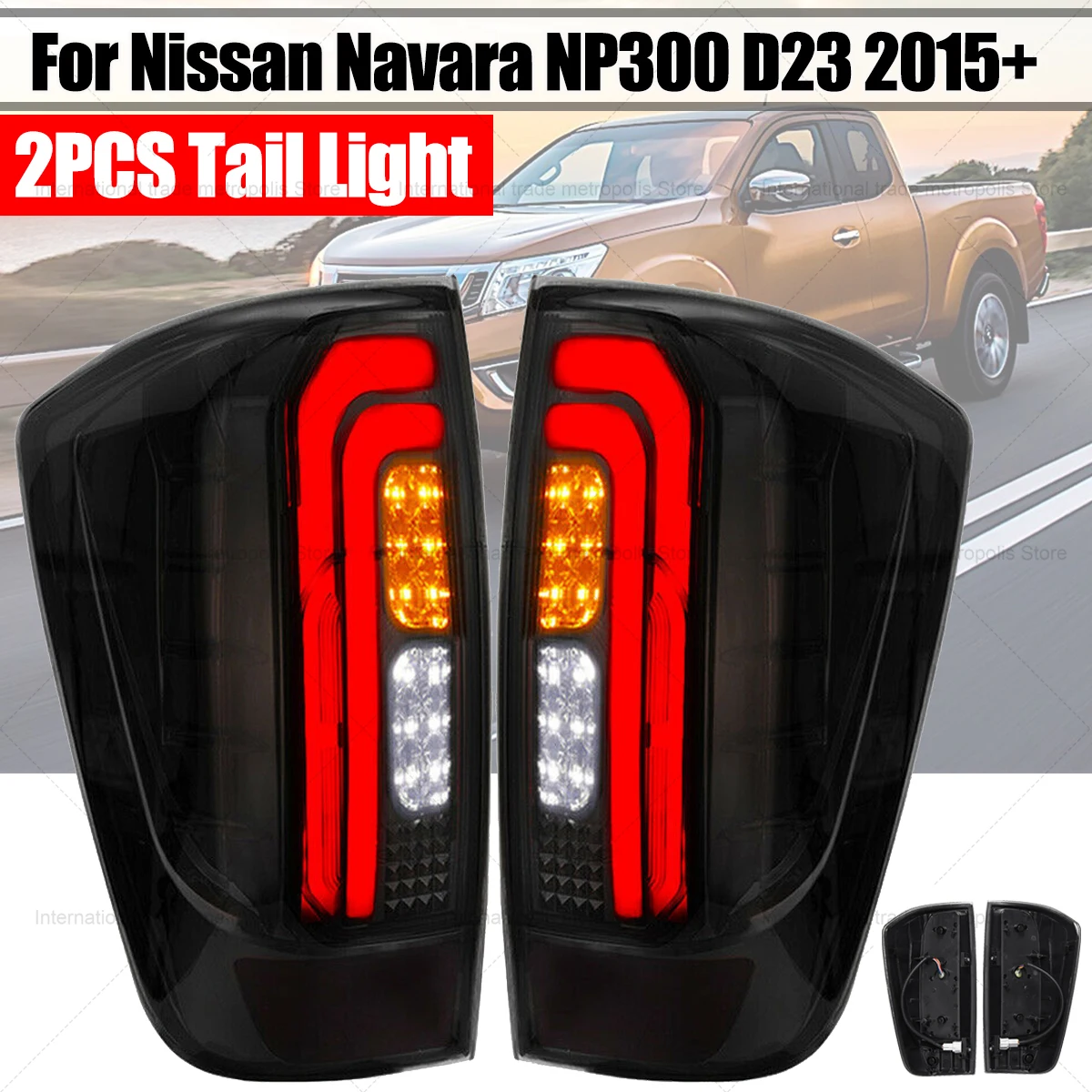 

401591700618 Rear Tail Light for Nissan Navara NP300 D23 lamp 2015-2019 LH/RH N/S near tekna adventura