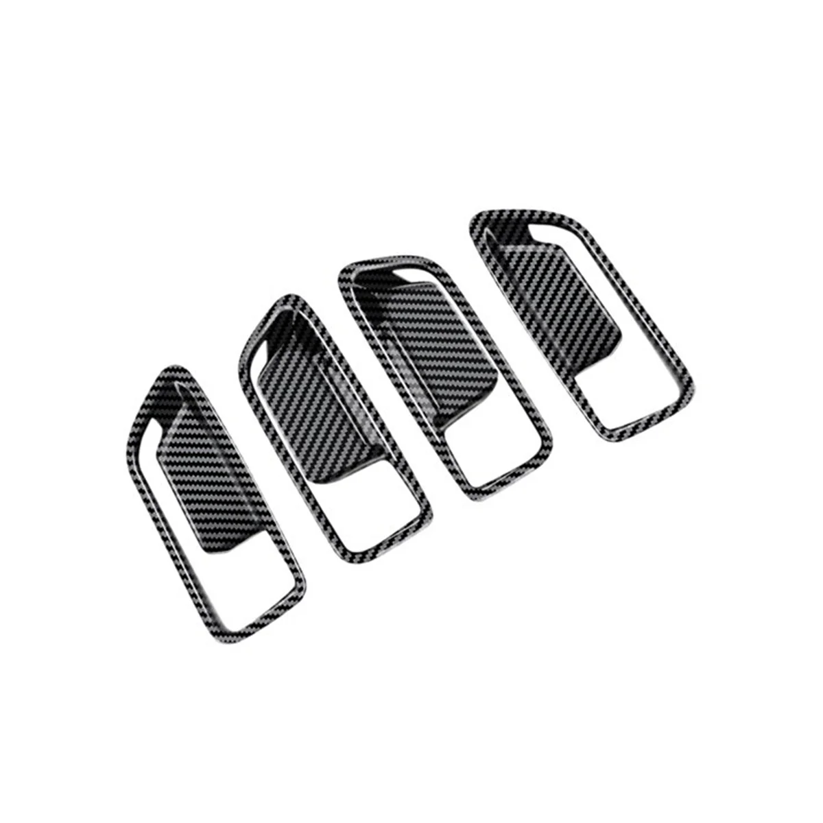 

Автомобильные карбоновые внутренние молдинги, внутренняя дверная ручка, чаша, панель, декоративная крышка Tri