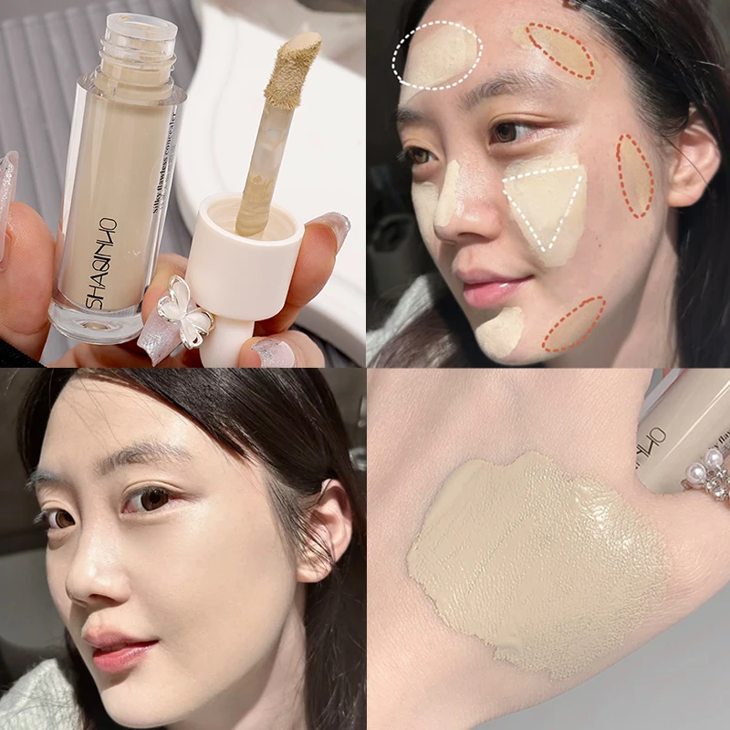 Correttore Liquido Impermeabile Stick Controllo Dell'Olio Pori Invisibili Fondotinta Per Occhiaie Illuminante Duraturo Trucco Viso Cosmetico