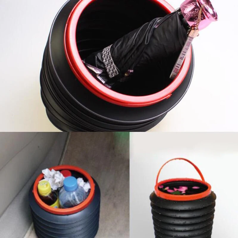 BROSHOO Auto Car 4L Multi-Functional Magic Cortainer Stretch Storage Box Accept Case Neaten Box Black Car Accessories Styling