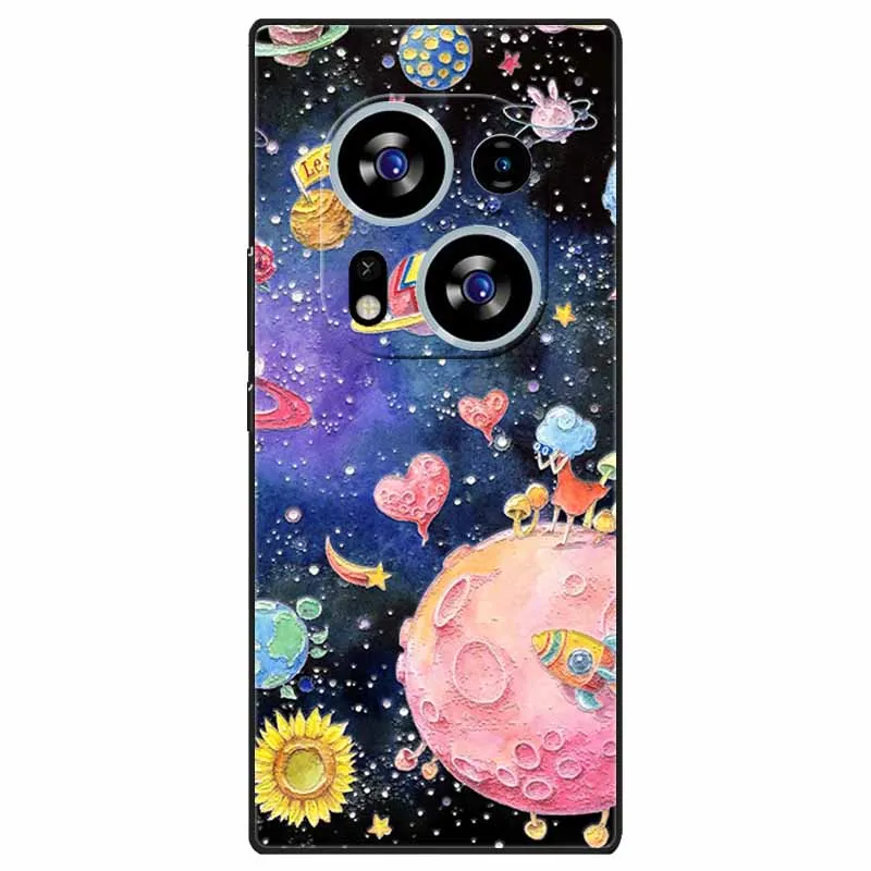 Charming 3D Relief Soft TPU Silicone Phone Case for Tecno Phantom X2 Series