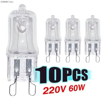 도매 오븐 전구, 고온 전구, 스티머 조명, G9, 10 개, 25w, 28w, 40w, 60w
