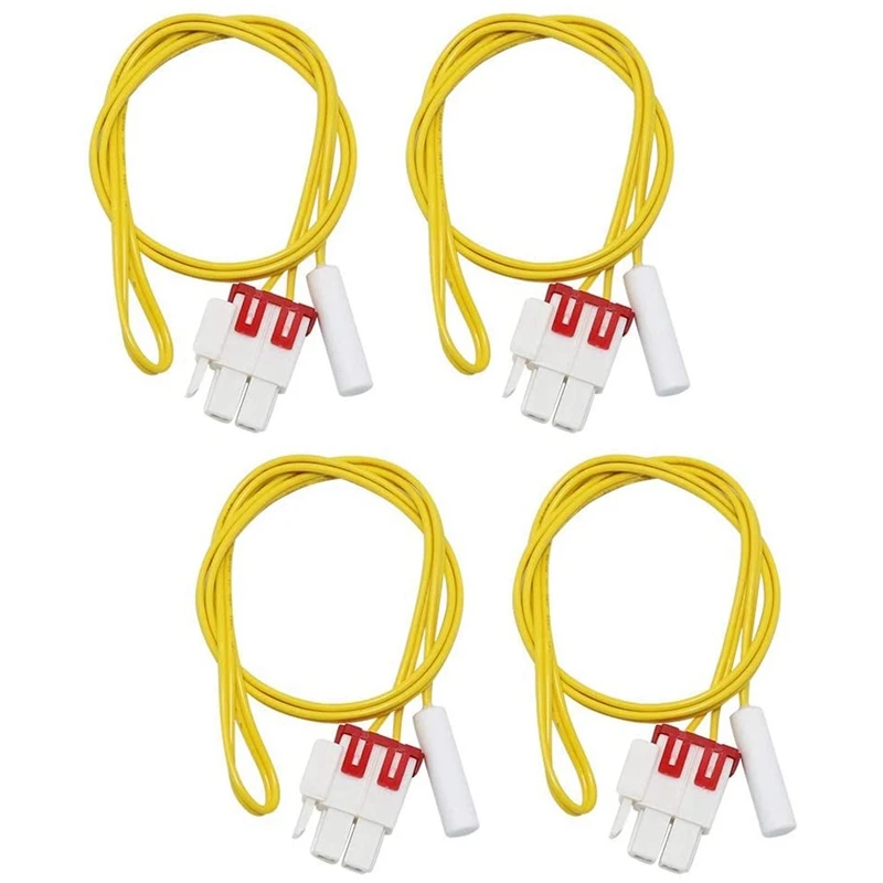 

4Pcs DA32-00006W Refrigerator Defrost Temperature Sensor Replacement Thermostat For Samsung AP41336842 DA32-10105R