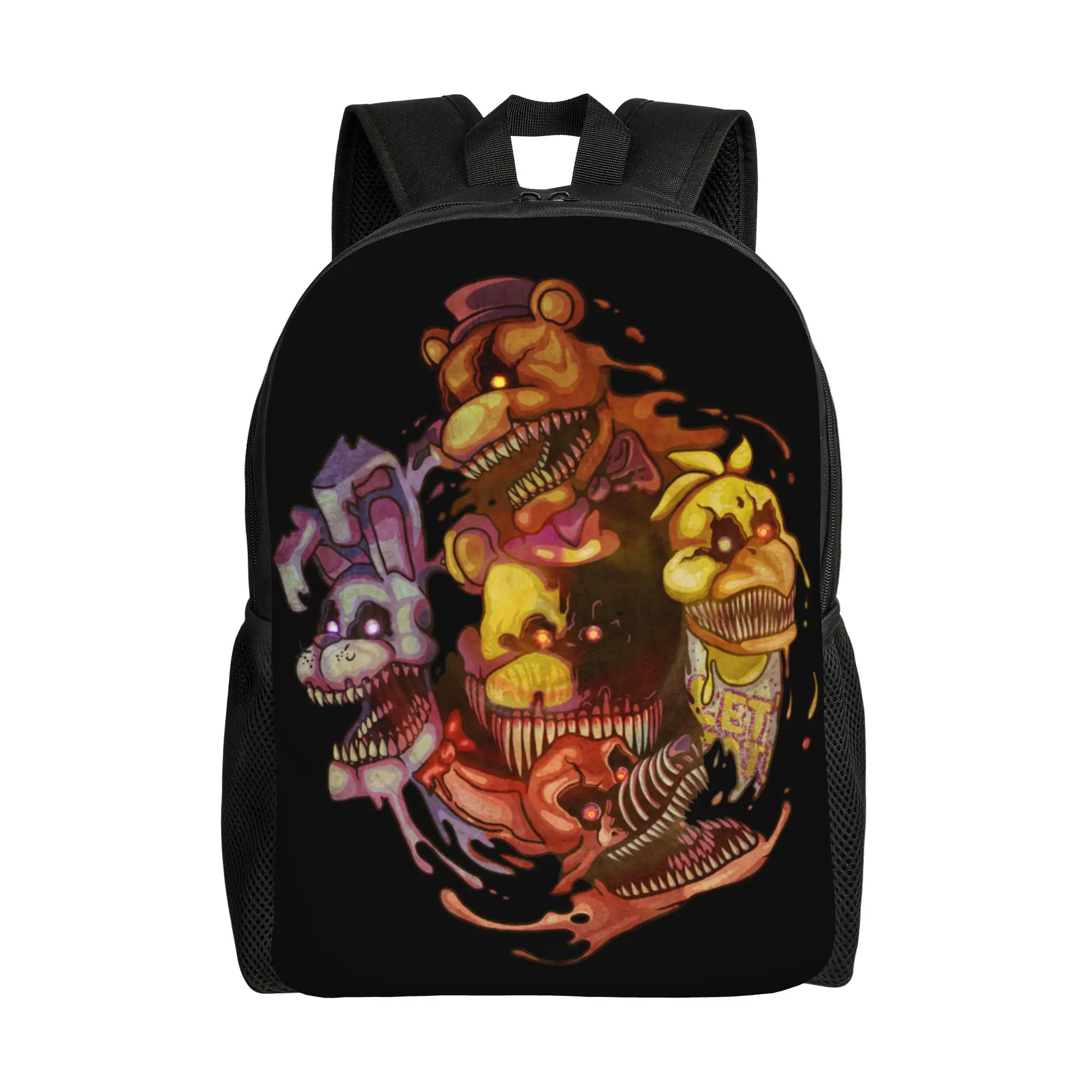 Foxy FNAF It's Me Cool Backpack - Stylish Canvas Daypack for School, Travel & Adventure