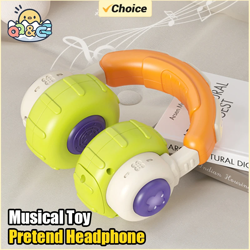 Plastic Baby Musical Toy Headphone for Kids