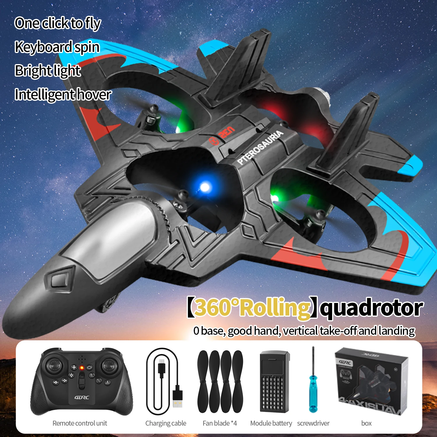 جديد V32 طائرة التحكم عن بعد EPP رغوة 2.4G حيلة RC...