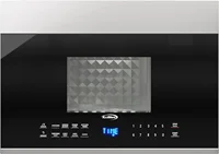 KM-MOT-OP1SS 24 inch Over The Range Stainless Steel Microwave, 300 CFM Vent Hood Function cu.ft, 24 in/1.3 Cu. Ft, Blac 1