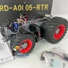 LESU 1/16 RC Metal Assembled Chassis 4X4 Model with Differential Lock for 1050 Remote Control Tractors DIY Vehicle Car Model 4