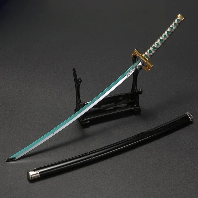 Japanese Katana Katana Swords Demon Slayer Anime Ghost Killer Cosplay Metal Samurai Knife Prop Weapon Collection Toy Home Decor