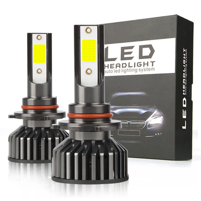 

24V Truck 12V F2 Car LED Headlight Bulb COB Spotlight Modified 9005 H1 H3 H7 H11 9005 D2H Near and Far Light High Low Beam Light