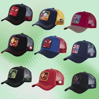 Disney The Avengers Baseball Caps Women Fashion Iron Man Hulk Peaked Cap Girl Summer Adjustable Breathable Visors Men Casual Hat 1